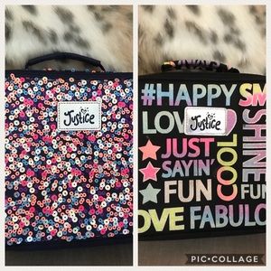 2 Justice lunch totes. Orig. $15ea. Get both $20